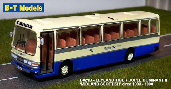 Base Toys - B021B - Leyland Leopard Duple - Midland Scottish - Route 33