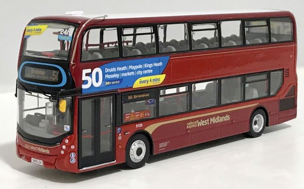 Northcord Model Company - UK6502 - ADL Enviro 400 National Express - West Midlands 6126
