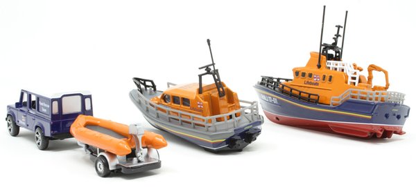 Corgi - RNLI0001 - RNLI Gift Set - Shannon Lifeboat, Severn Lifeboat & Flood Rescue Team