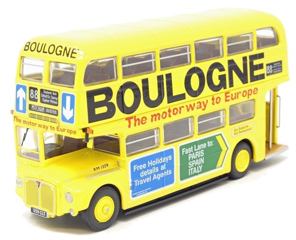 Corgi - OM46315B - AEC Type RM - London Transport - 359 CLT - Route 88 Mitcham Cricketers - Boulogne