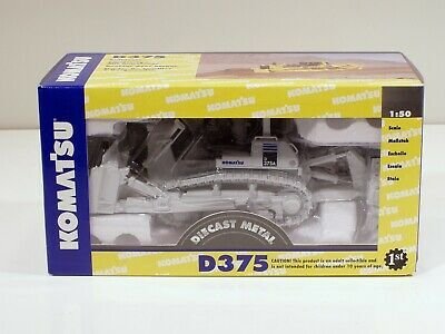 First Gear - 59-0218 - Komatsu D375A Dozer with Ripper - White Edition
