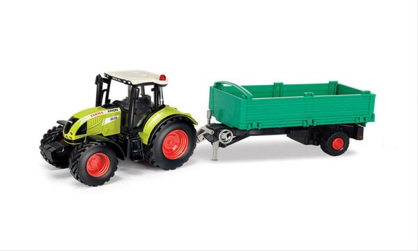 Herpa - CLA184018 Claas Arion 540 with Trailer