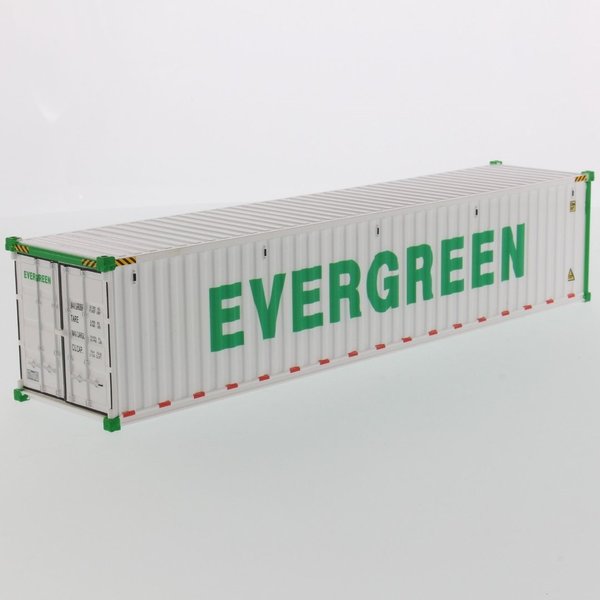 Diecast Masters - 91028A - 40' Refrigerated Sea Container 'Evergreen' - White
