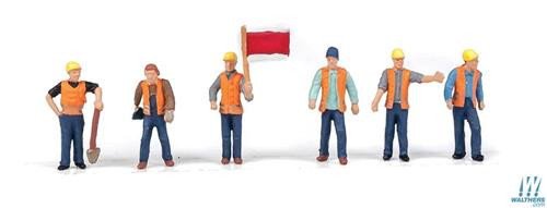 Walthers - WH949-6067 - Railroad Track Workers - 6 Figure Set