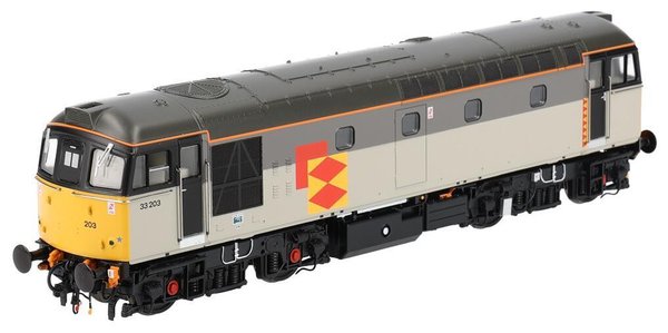 Heljan - HN3387 - Class 33 203 - BR Railfreight Distribution